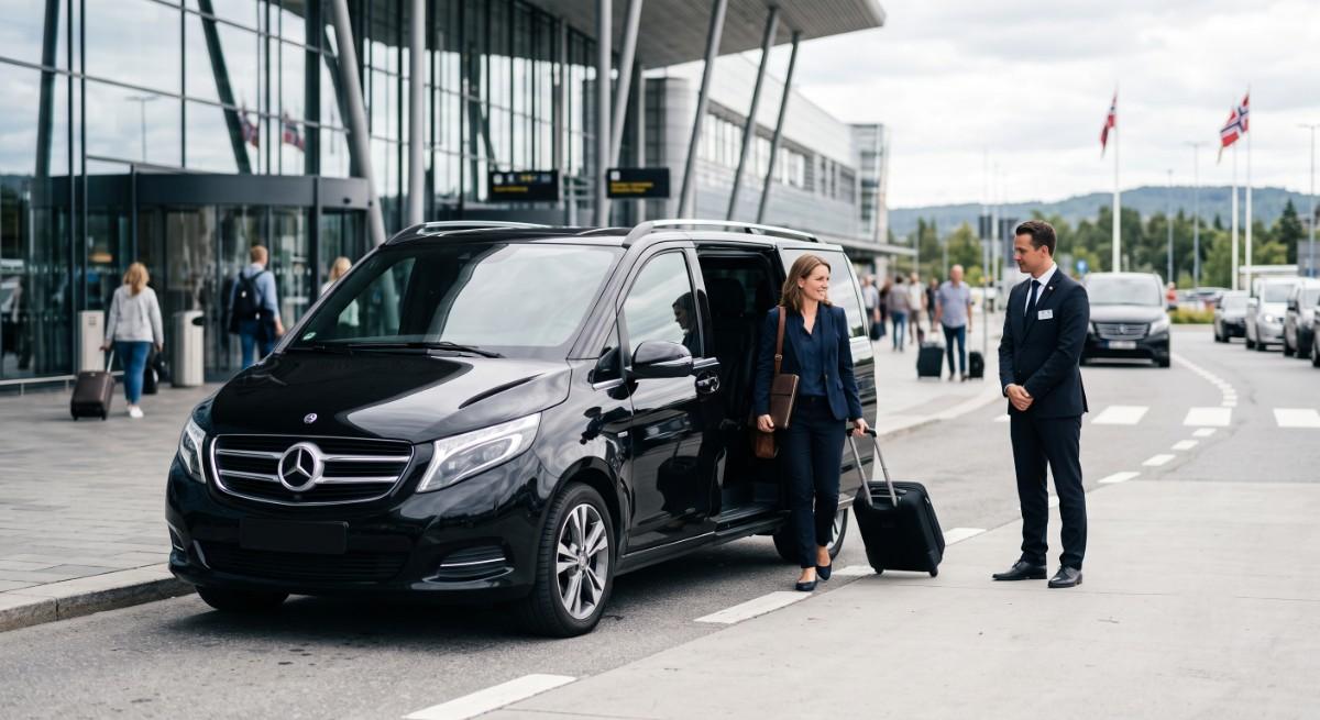 Executive airport transfers in Oslo with luxury chauffeur services for corporate travelers, ensuring punctual, comfortable, and reliable business travel. Executive Airport Transfers in oslo